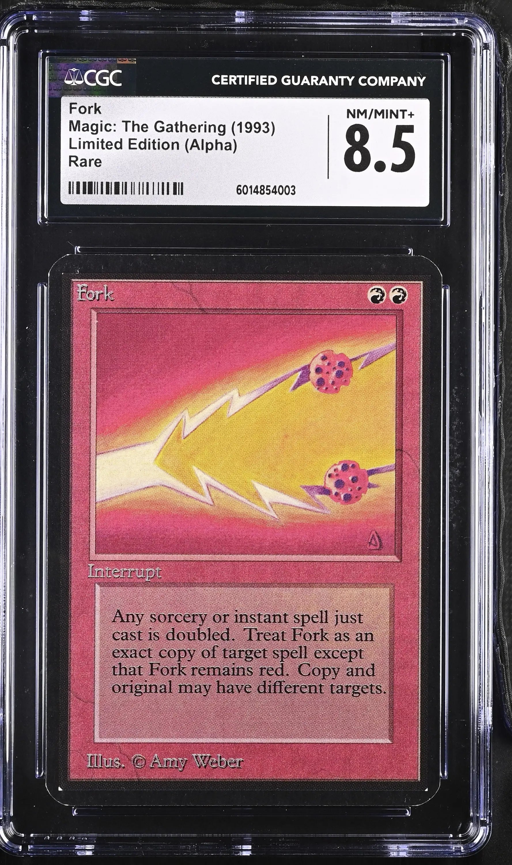Magic: The Gathering MTG Fork [Alpha Edition] Graded CGC 8.5 NM/Mint+ - Magic Card Single