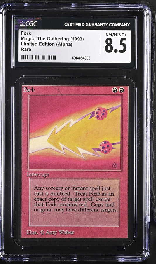 Magic: The Gathering MTG Fork [Alpha Edition] Graded CGC 8.5 NM/Mint+ - Magic Card Single