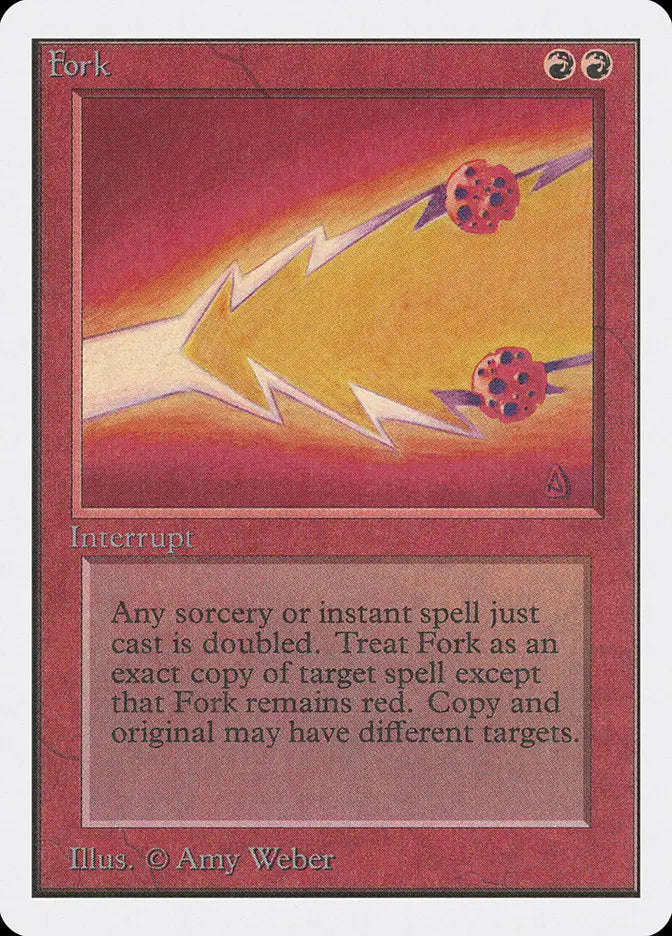 Magic: The Gathering MTG Fork [Unlimited Edition] Graded CGC 6.5 Ex/NM+ - Magic Card Single