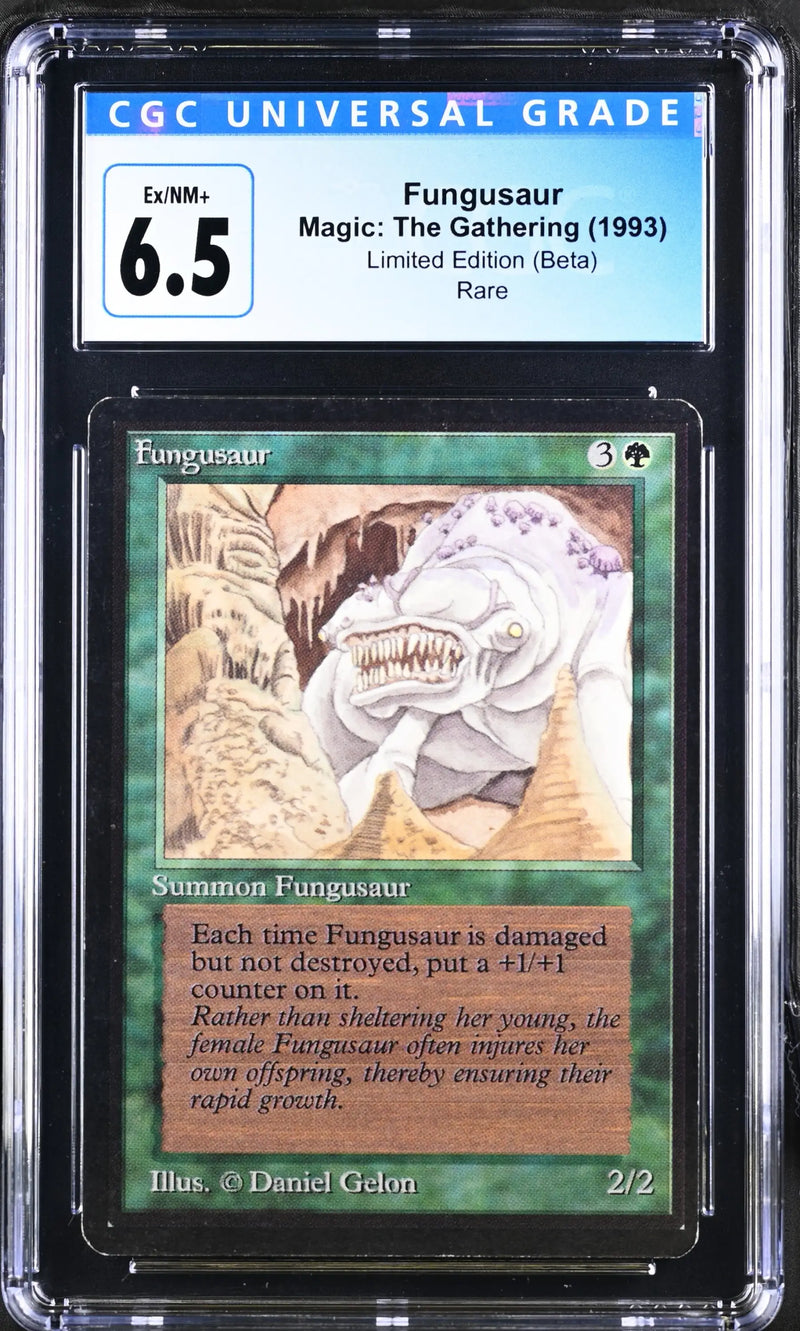 Magic: The Gathering MTG Fungusaur [Beta Edition] Graded CGC 6.5 Ex/NM+ - TCG Card Single