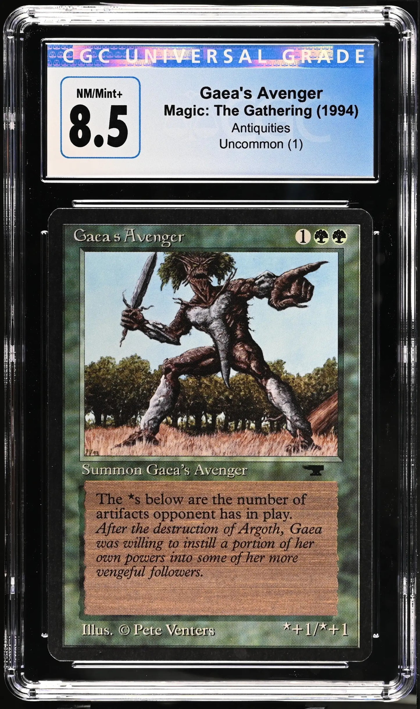 Magic: The Gathering MTG Gaea’s Avenger [Antiquities] Graded CGC 8.5 NM/Mint+ - TCG Card Single