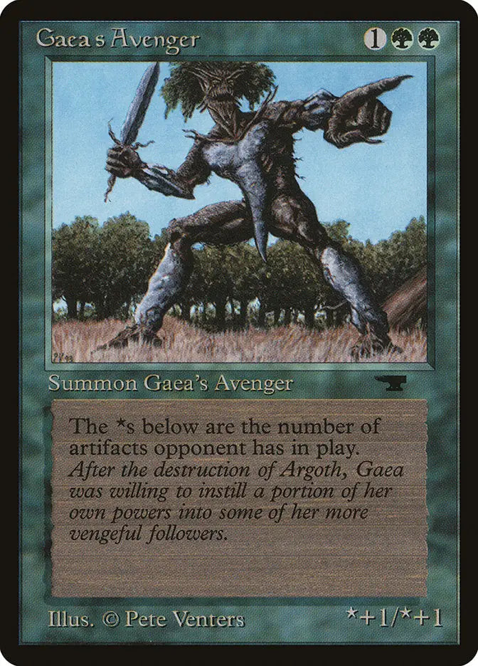 Magic: The Gathering MTG Gaea’s Avenger [Antiquities] Graded CGC 8.5 NM/Mint+ - TCG Card Single