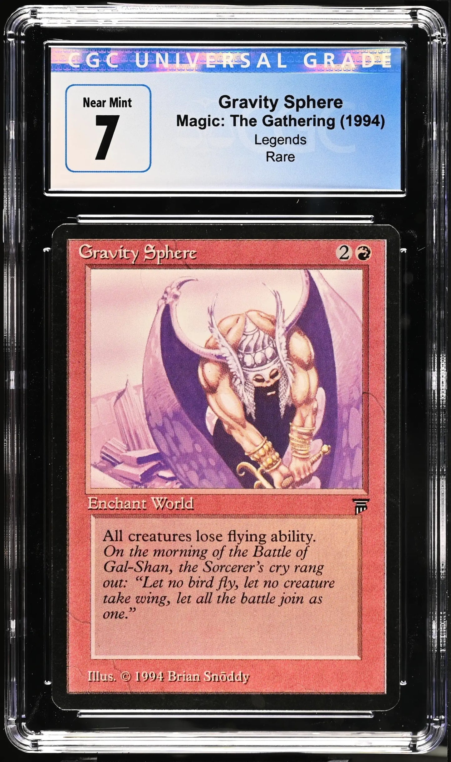 Magic: The Gathering MTG Gravity Sphere [Legends] Graded CGC 7 Near Mint - TCG Card Single