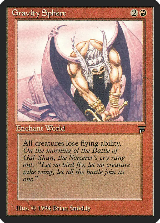 Magic: The Gathering MTG Gravity Sphere [Legends] Graded CGC 7 Near Mint - TCG Card Single