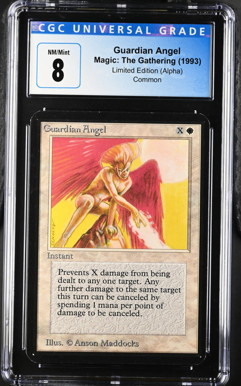 Magic: The Gathering MTG Guardian Angel [Alpha Edition] Graded CGC 8 NM/Mint - TCG Card Single