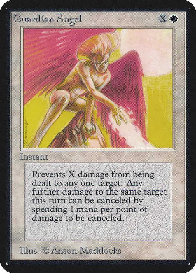 Magic: The Gathering MTG Guardian Angel [Alpha Edition] Graded CGC 8 NM/Mint - TCG Card Single