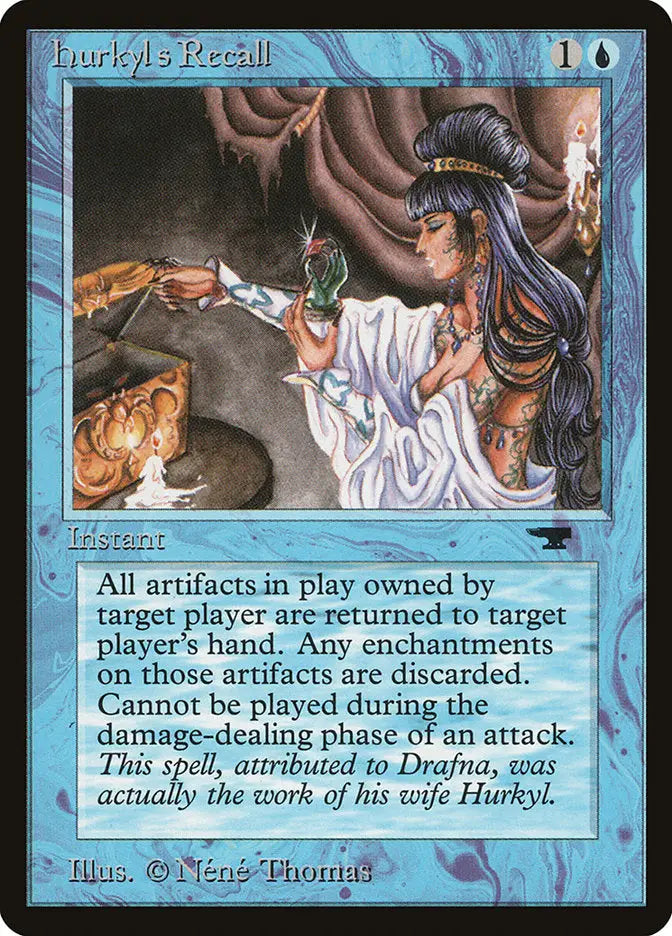 Magic: The Gathering MTG Hurkyl’s Recall [Antiquities] Graded CGC 8 NM/Mint - Magic Card Single