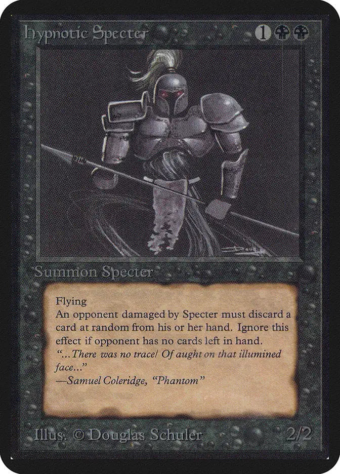 Magic: The Gathering MTG Hypnotic Specter [Alpha Edition] Graded CGC 6 Ex/NM - Magic Card Single