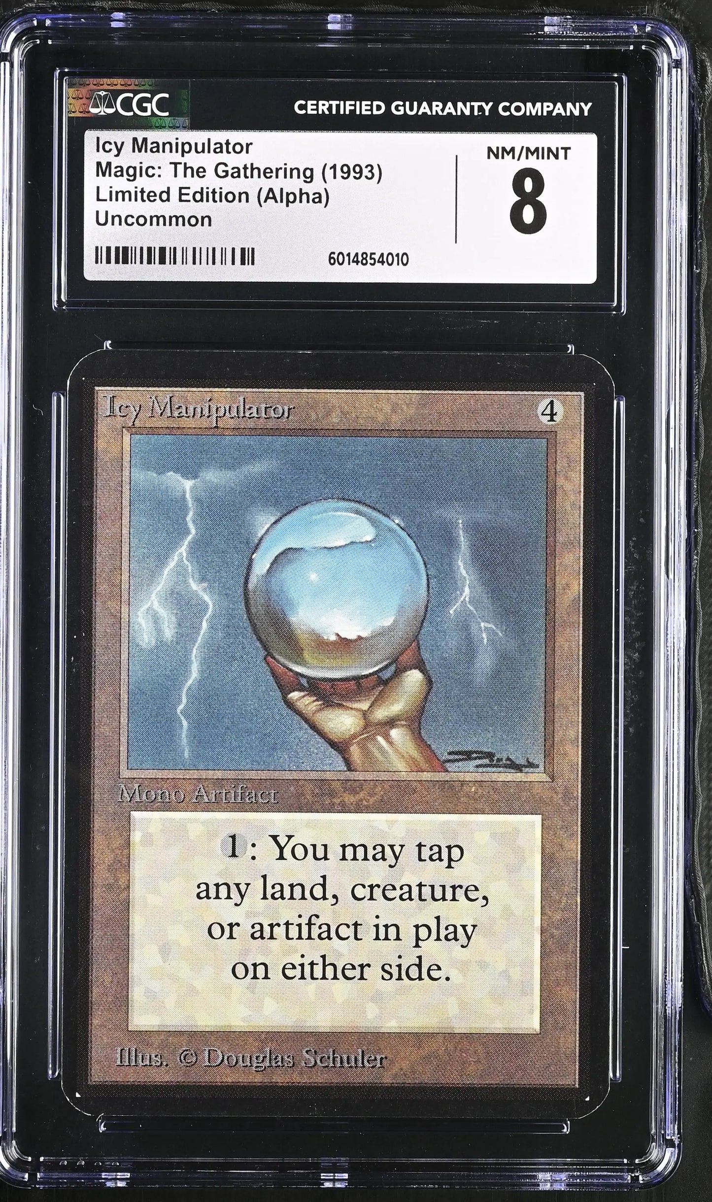 Magic: The Gathering MTG Icy Manipulator [Alpha Edition] Graded CGC 8 NM/Mint - Magic Card Single