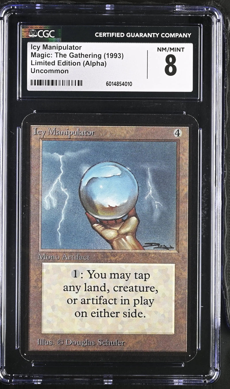 Magic: The Gathering MTG Icy Manipulator [Alpha Edition] Graded CGC 8 NM/Mint - Magic Card Single