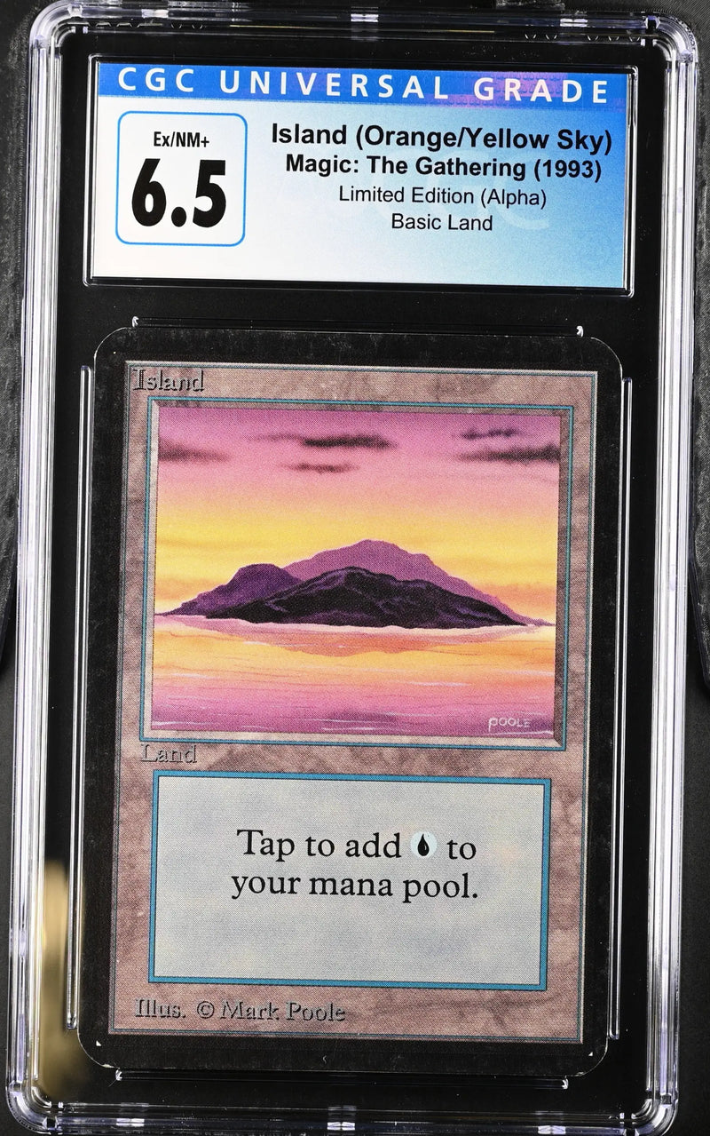 Magic: the Gathering MTG Island (288) [Alpha Edition] Graded CGC 6.5 Ex/NM+ - Magic Card Single
