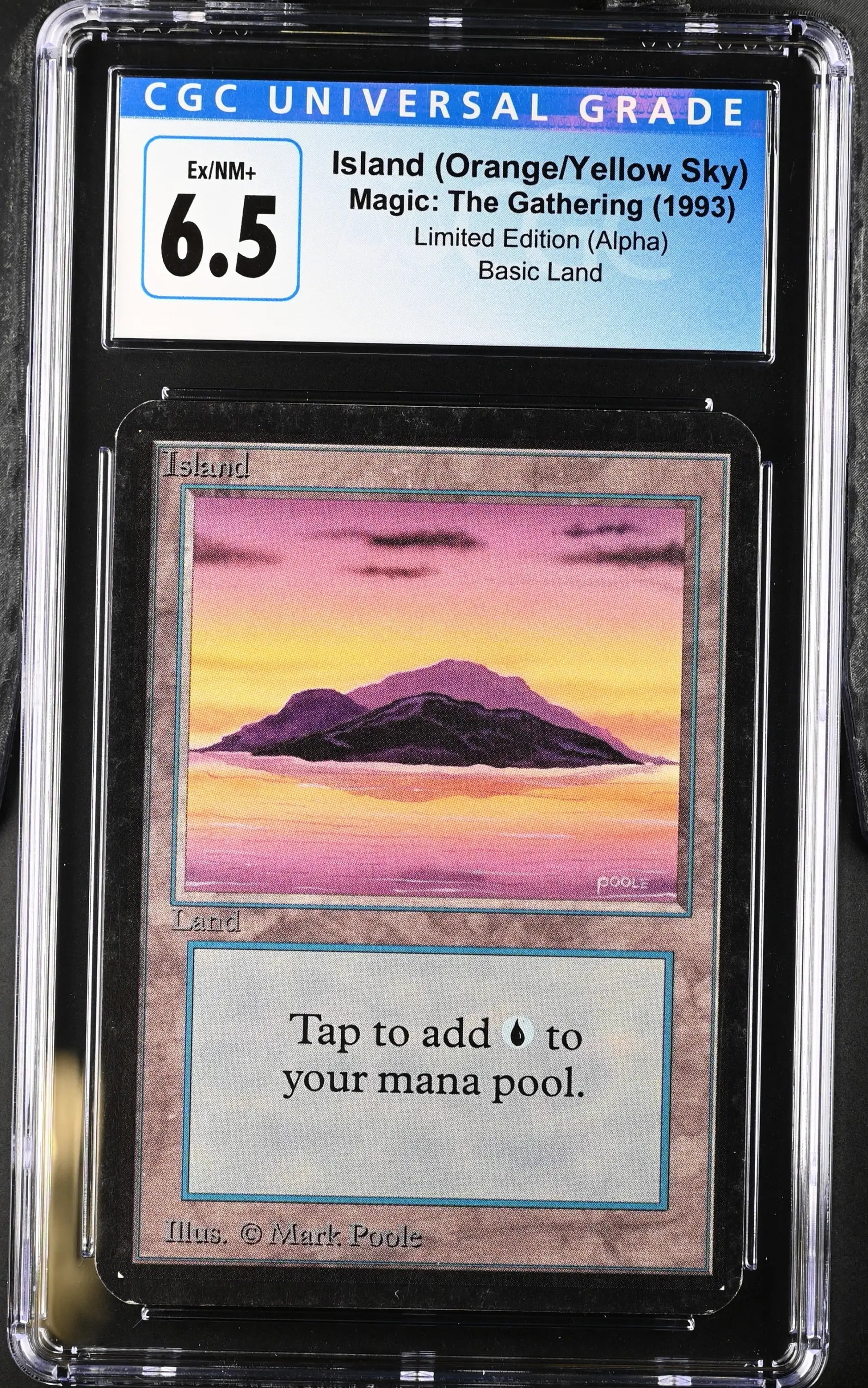 Magic: the Gathering MTG Island (288) [Alpha Edition] Graded CGC 6.5 Ex/NM+ - Magic Card Single