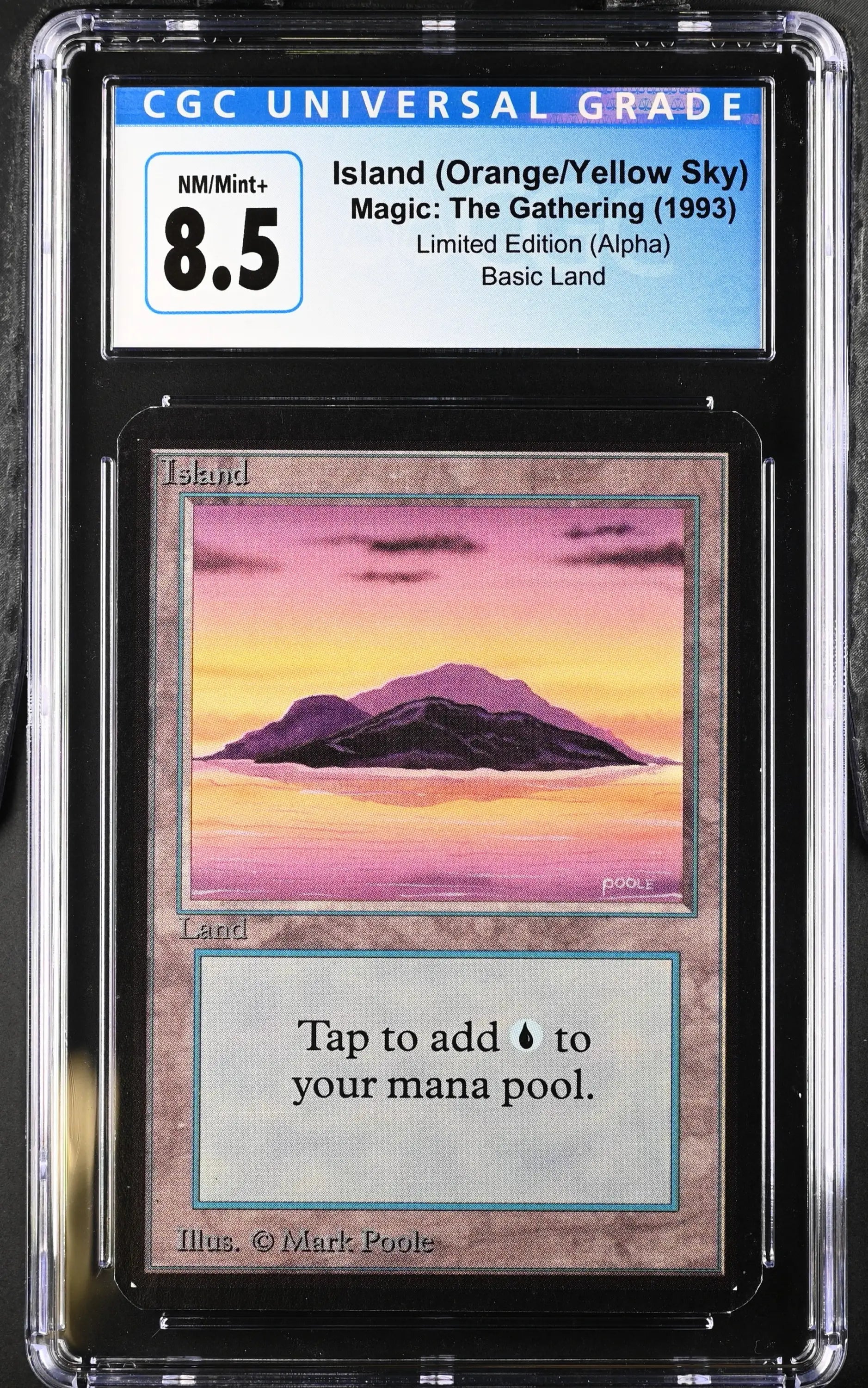 Magic: the Gathering MTG Island (288) [Alpha Edition] Graded CGC 8.5 NM/Mint+ - Magic Card Single