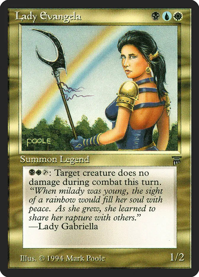 Magic: the Gathering MTG Lady Evangela [Legends] Graded CGC 7.5 Near Mint+ - Magic Card Single