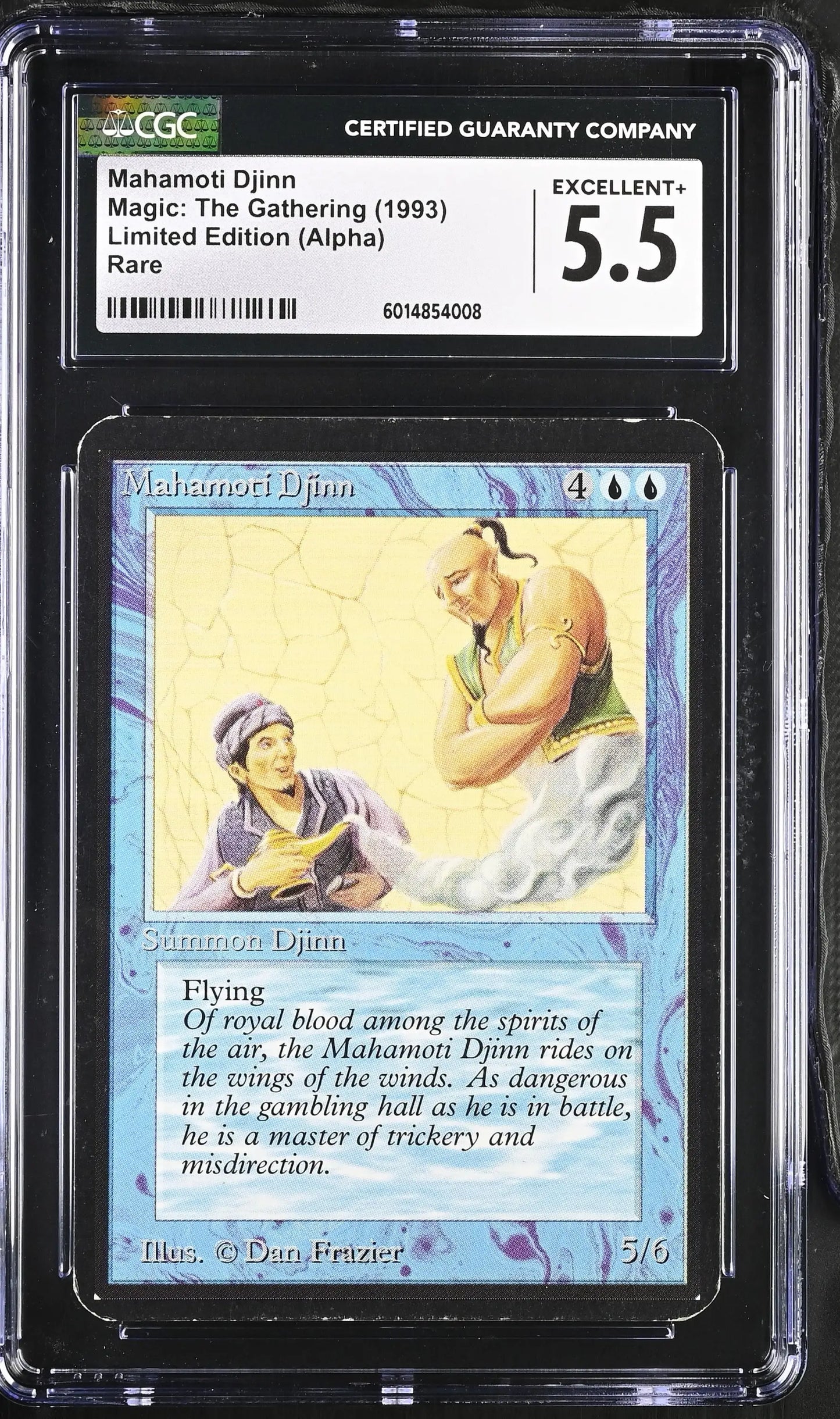 Magic: The Gathering MTG Mahamoti Djinn [Alpha Edition] Graded CGC 5.5 Excellent+ - Magic Card Single