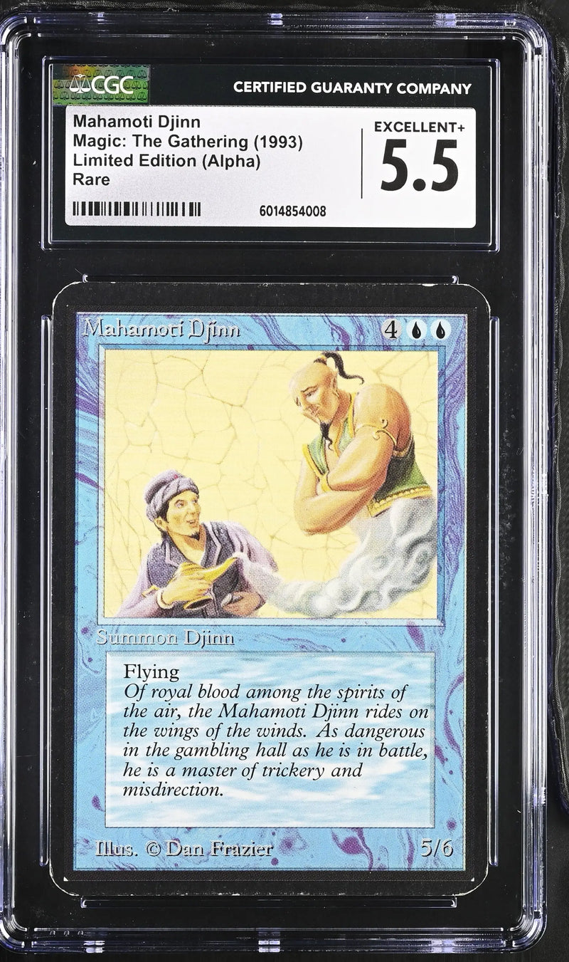 Magic: The Gathering MTG Mahamoti Djinn [Alpha Edition] Graded CGC 5.5 Excellent+ - Magic Card Single
