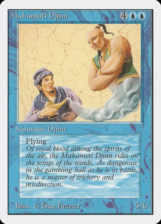 Magic: The Gathering MTG Mahamoti Djinn [Unlimited Edition] Graded CGC 9 Mint - Magic Card Single