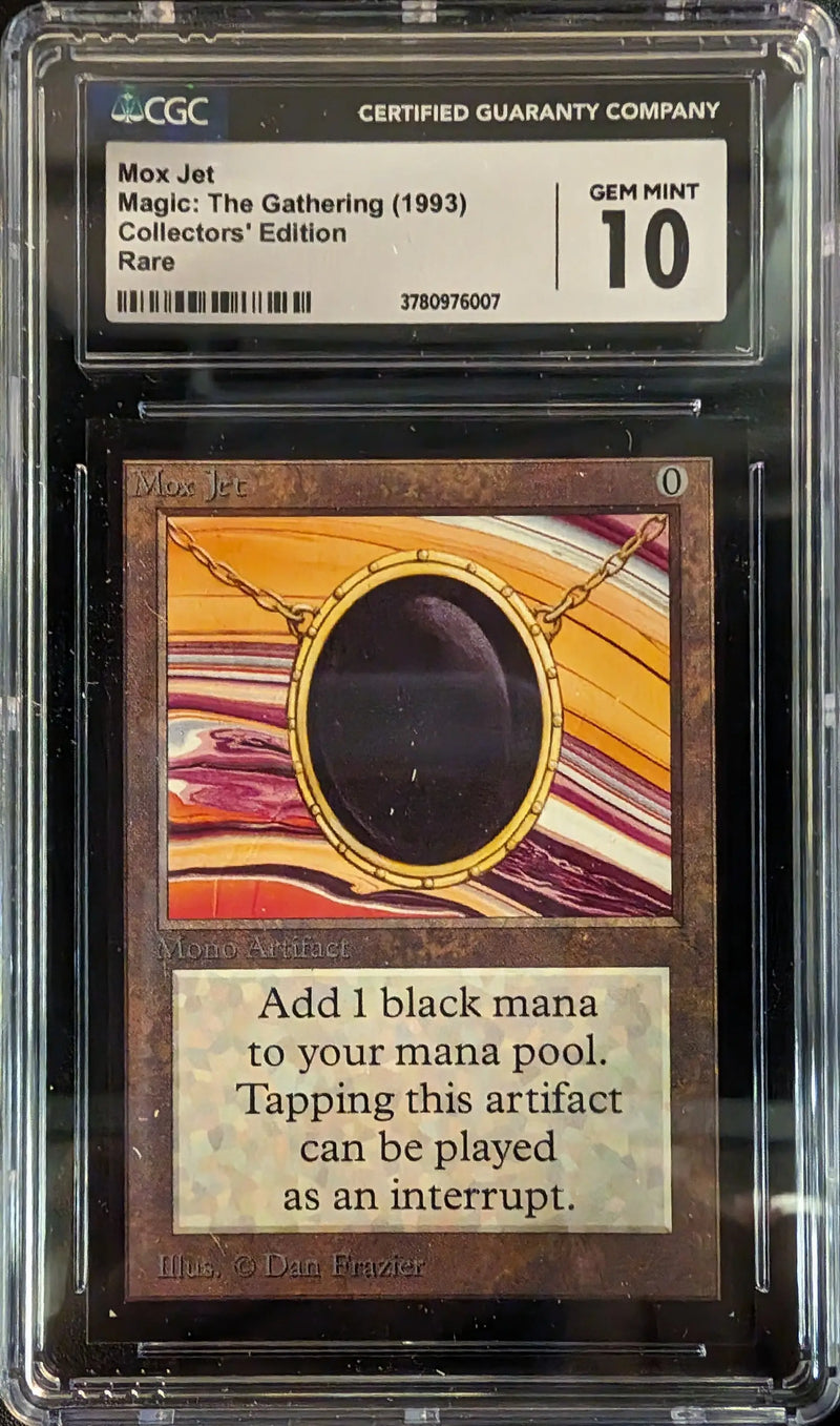 Magic: The Gathering MTG Mox Jet [Collectors’ Edition] Graded CGC 10 Gem Mint - Magic Card Single