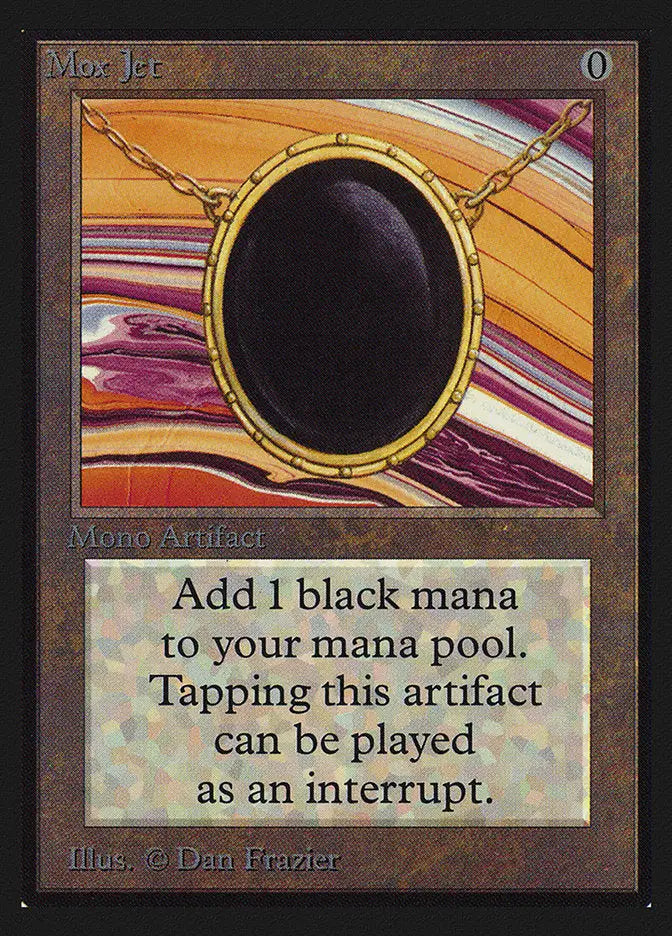 Magic: The Gathering MTG Mox Jet [Collectors’ Edition] Graded CGC 10 Gem Mint - Magic Card Single