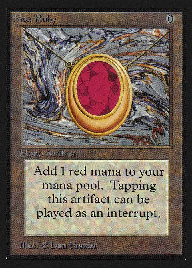 Magic: The Gathering MTG Mox Ruby [Collectors’ Edition] Graded CGC 9 Mint - Magic Card Single