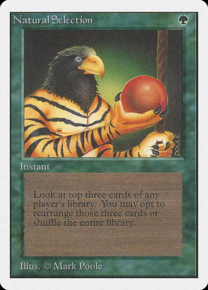 Magic: The Gathering MTG Natural Selection [Unlimited Edition] Graded CGC 7.5 Near Mint+ - Magic Card Single