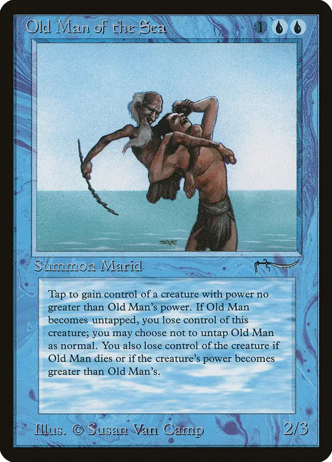 Magic: The Gathering MTG Old Man of the Sea [Arabian Nights] Graded CGC 9 Mint - Magic Card Single