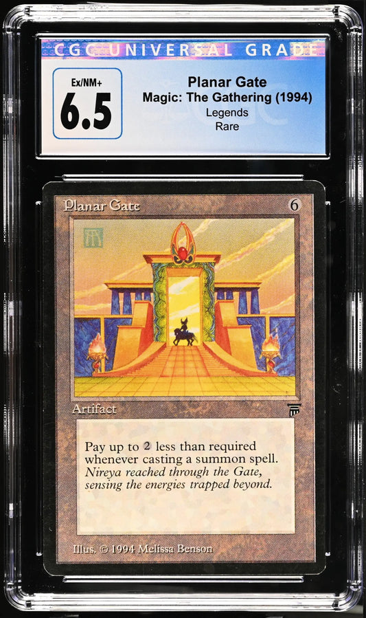 Magic: The Gathering MTG Planar Gate [Legends] Graded CGC 6.5 Ex/NM+ - Magic Card Single