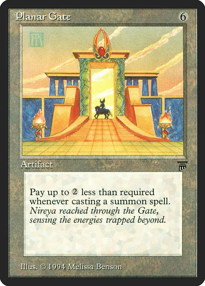 Magic: The Gathering MTG Planar Gate [Legends] Graded CGC 6.5 Ex/NM+ - Magic Card Single