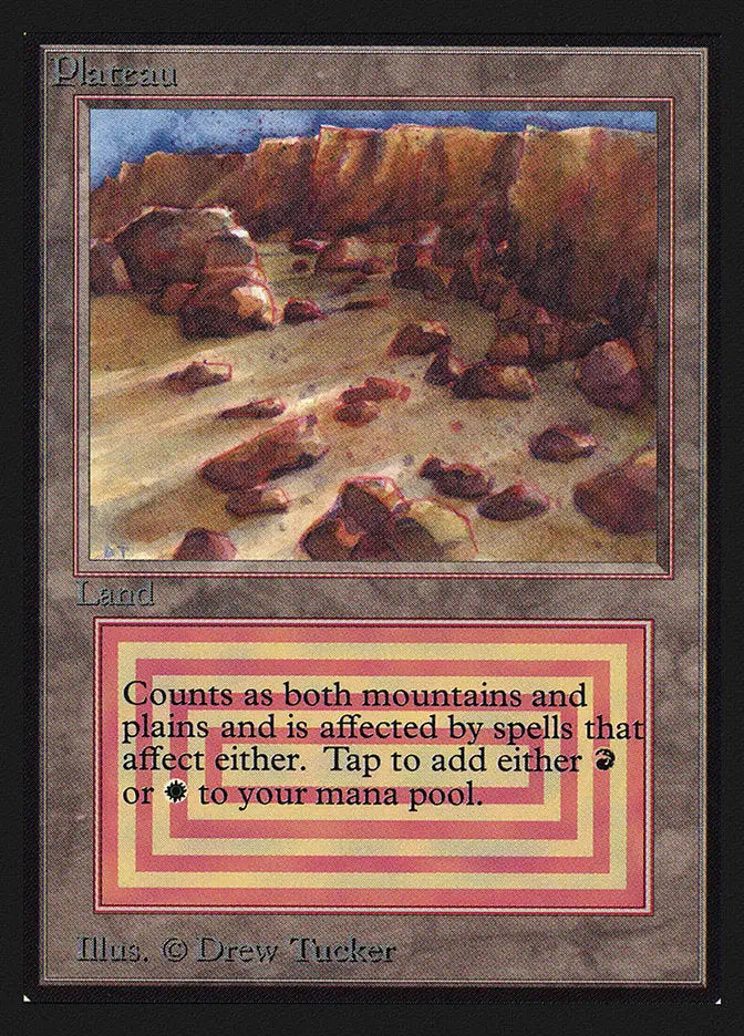 Magic: The Gathering MTG Plateau [Collectors’ Edition] Graded CGC 9 Mint - Magic Card Single