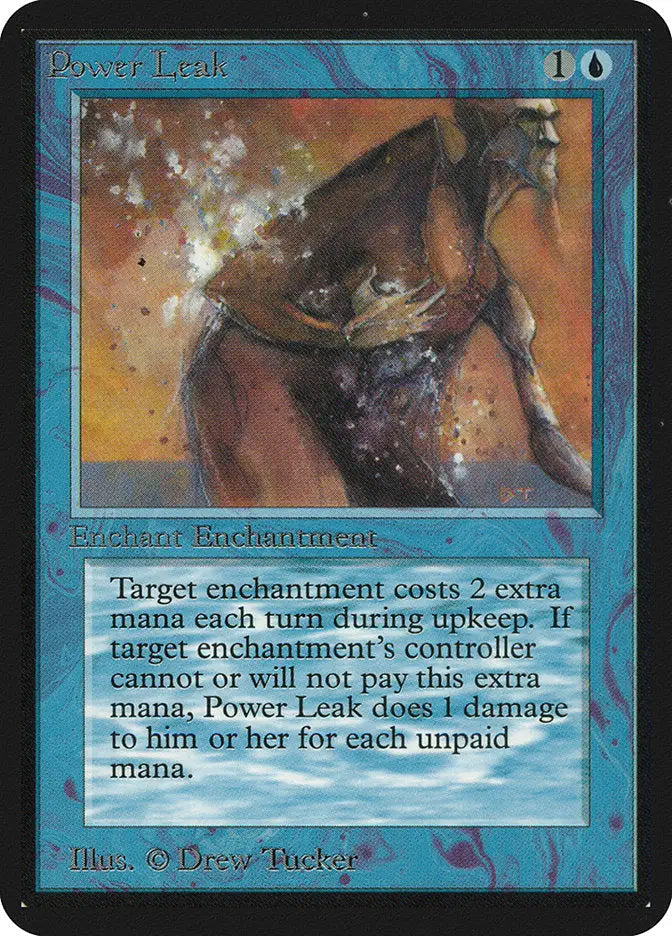 Magic: The Gathering MTG Power Leak [Alpha Edition] Graded CGC 8.5 NM/Mint+ - Magic Card Single