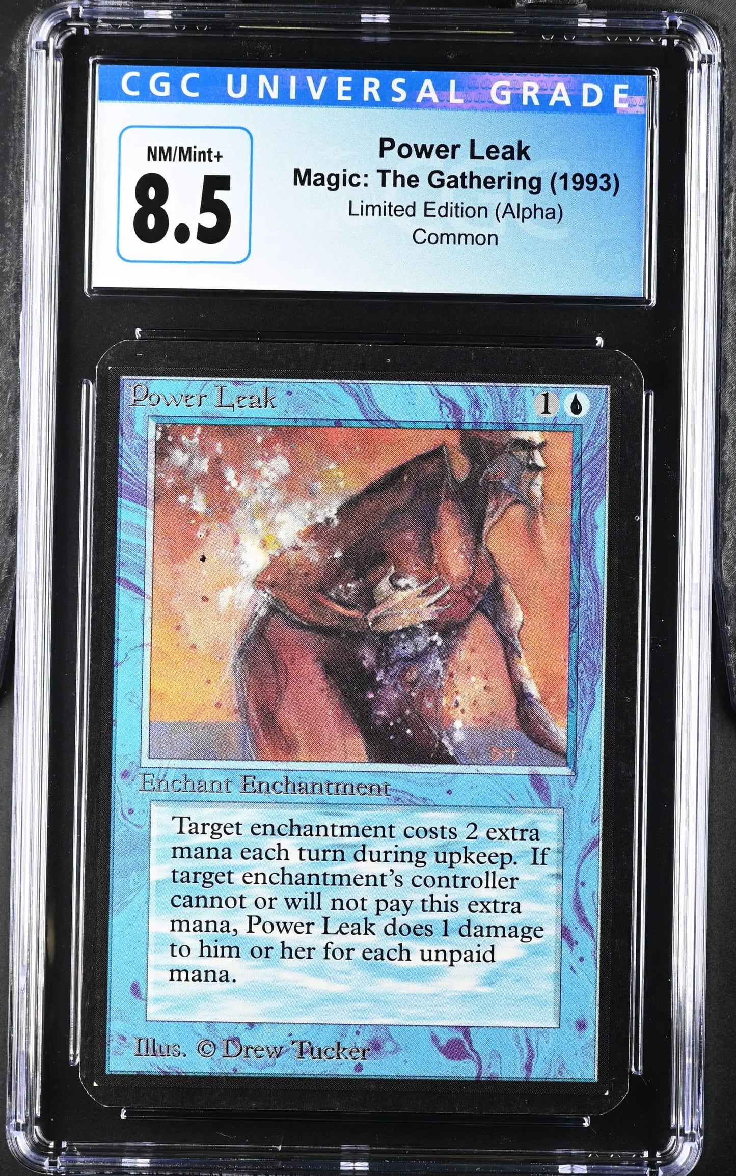 Magic: The Gathering MTG Power Leak [Alpha Edition] Graded CGC 8.5 NM/Mint+ - Magic Card Single