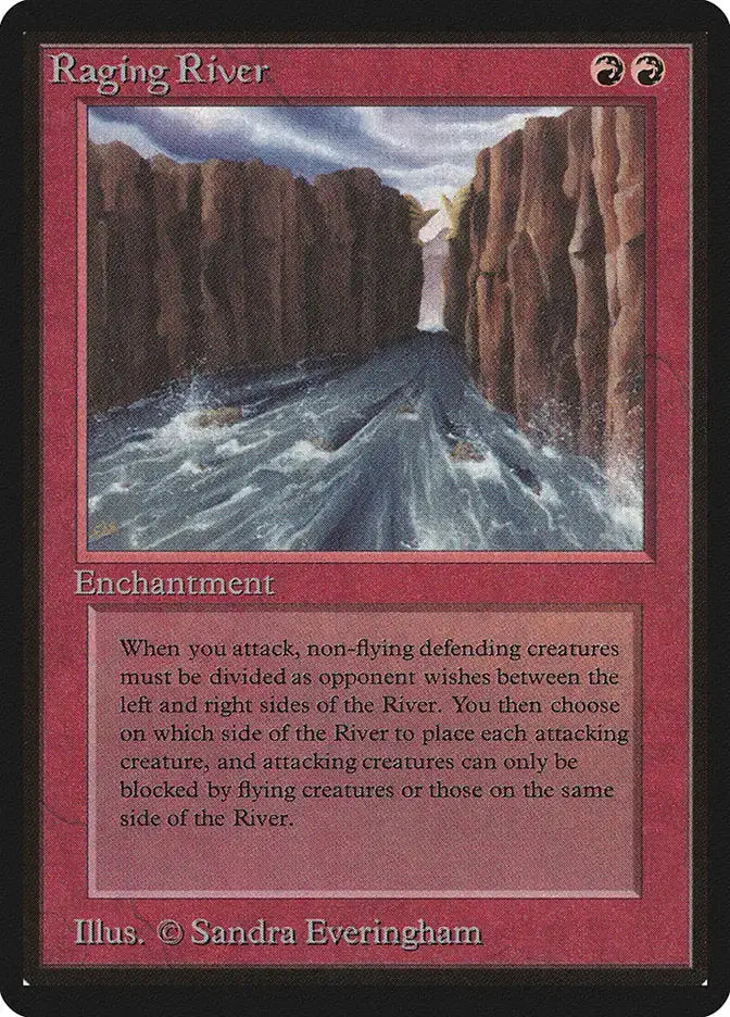 Magic: The Gathering MTG Raging River [Beta Edition] Graded CGC 6 Ex/NM - Magic Card Single