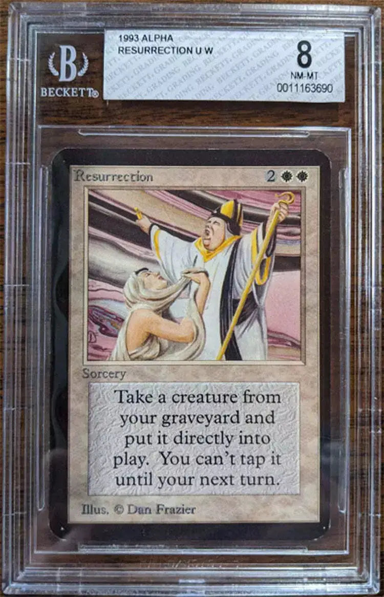 Magic: the Gathering MTG Resurrection [Alpha Edition] Graded BGS 8 NM/MT - Magic Card Single