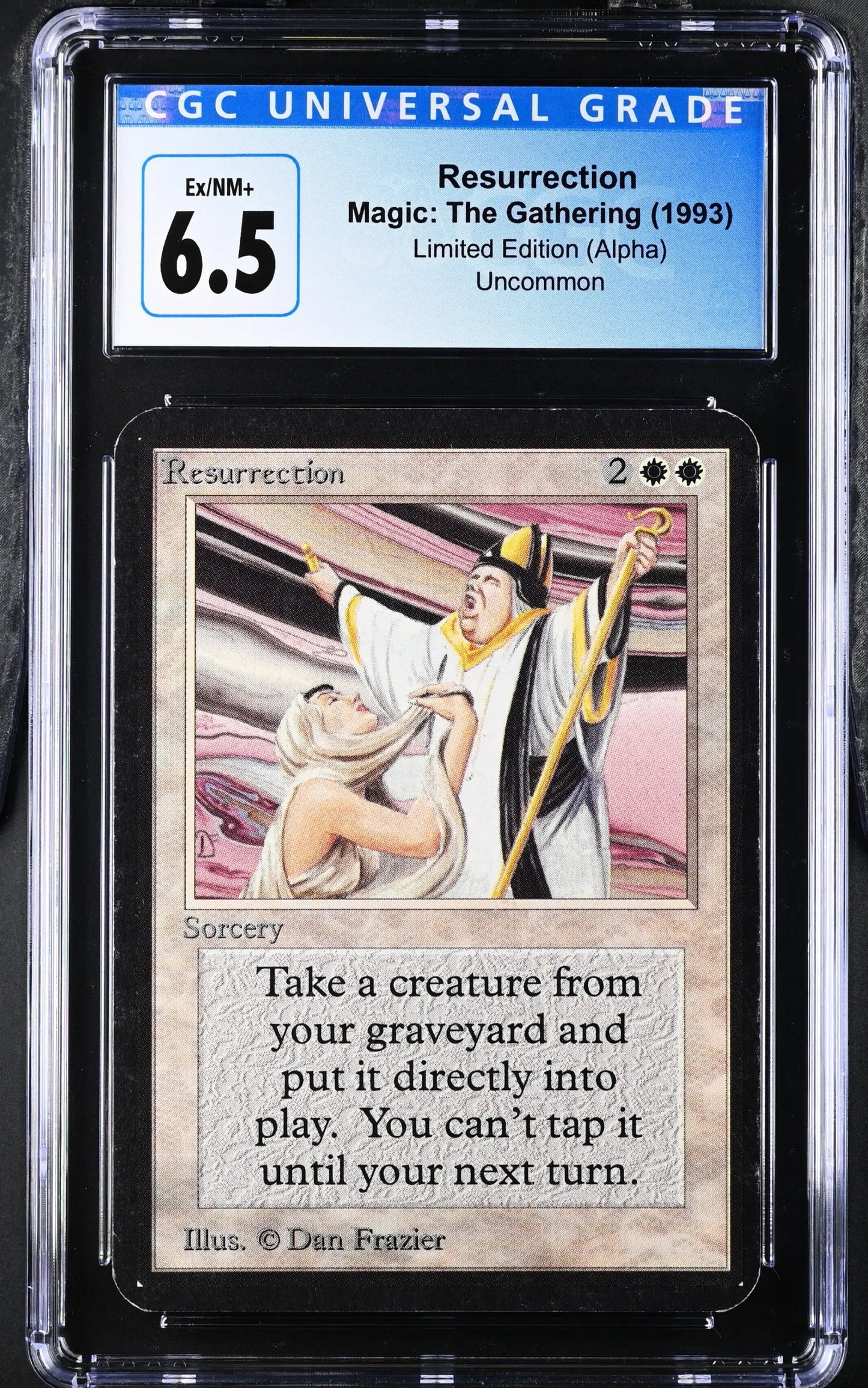 Magic: the Gathering MTG Resurrection [Alpha Edition] Graded CGC 6.5 Ex/NM+ - Magic Card Single