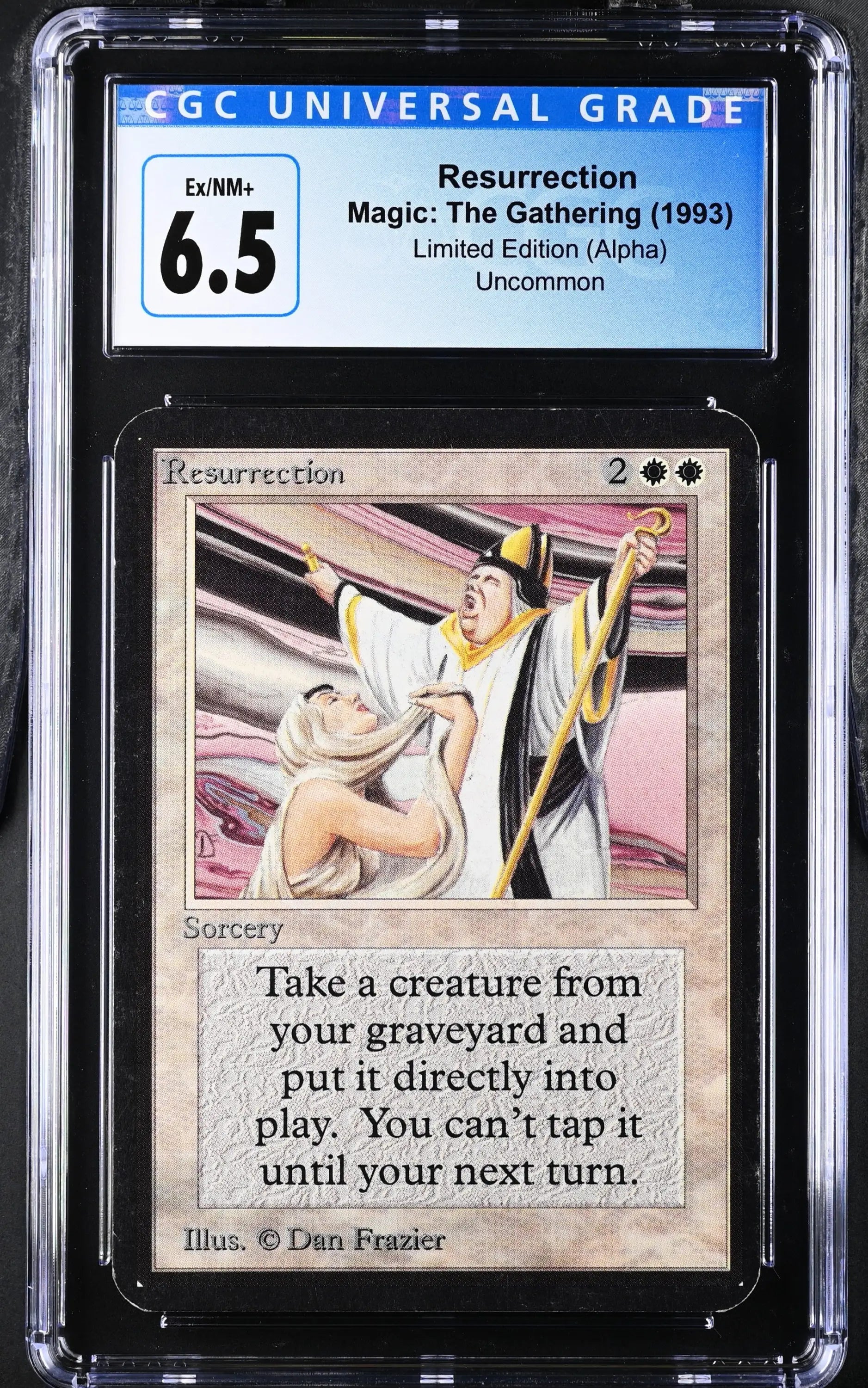 Magic: the Gathering MTG Resurrection [Alpha Edition] Graded CGC 6.5 Ex/NM+ - Magic Card Single