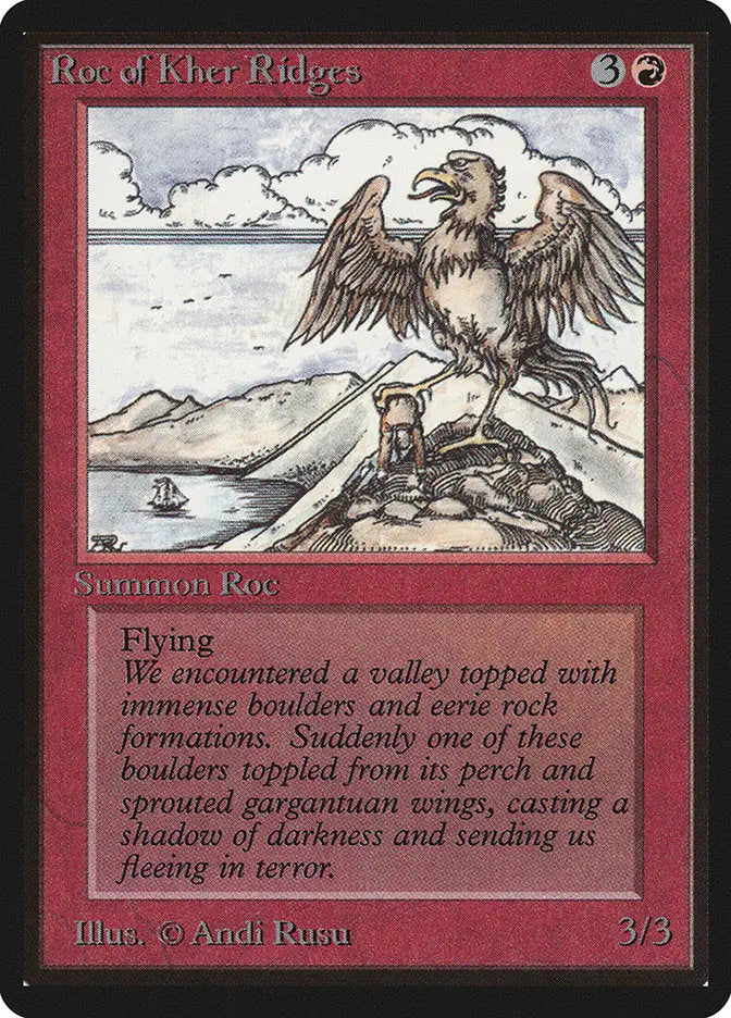 Magic: the Gathering MTG Roc of Kher Ridges [Beta Edition] Graded CGC 8.5 NM/Mint+ - Magic Card Single