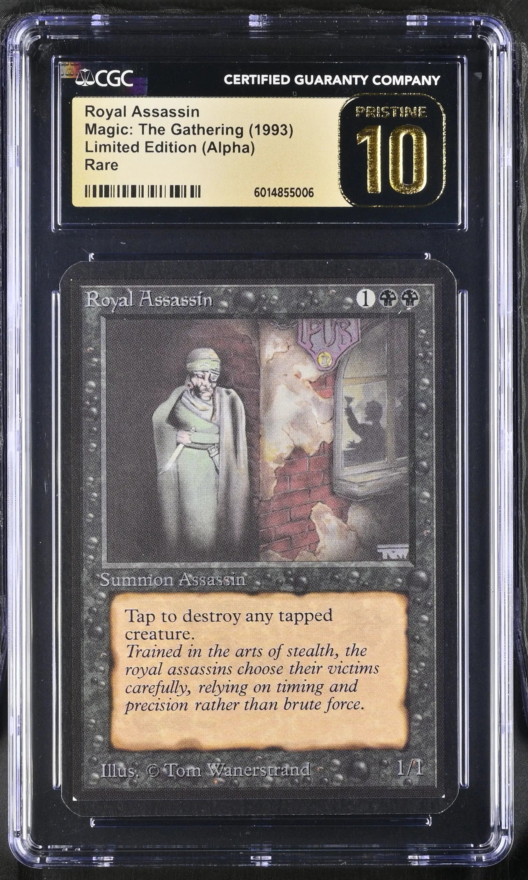 Magic: The Gathering MTG Royal Assassin [Alpha Edition] Graded CGC 10 Pristine - Magic Card Single