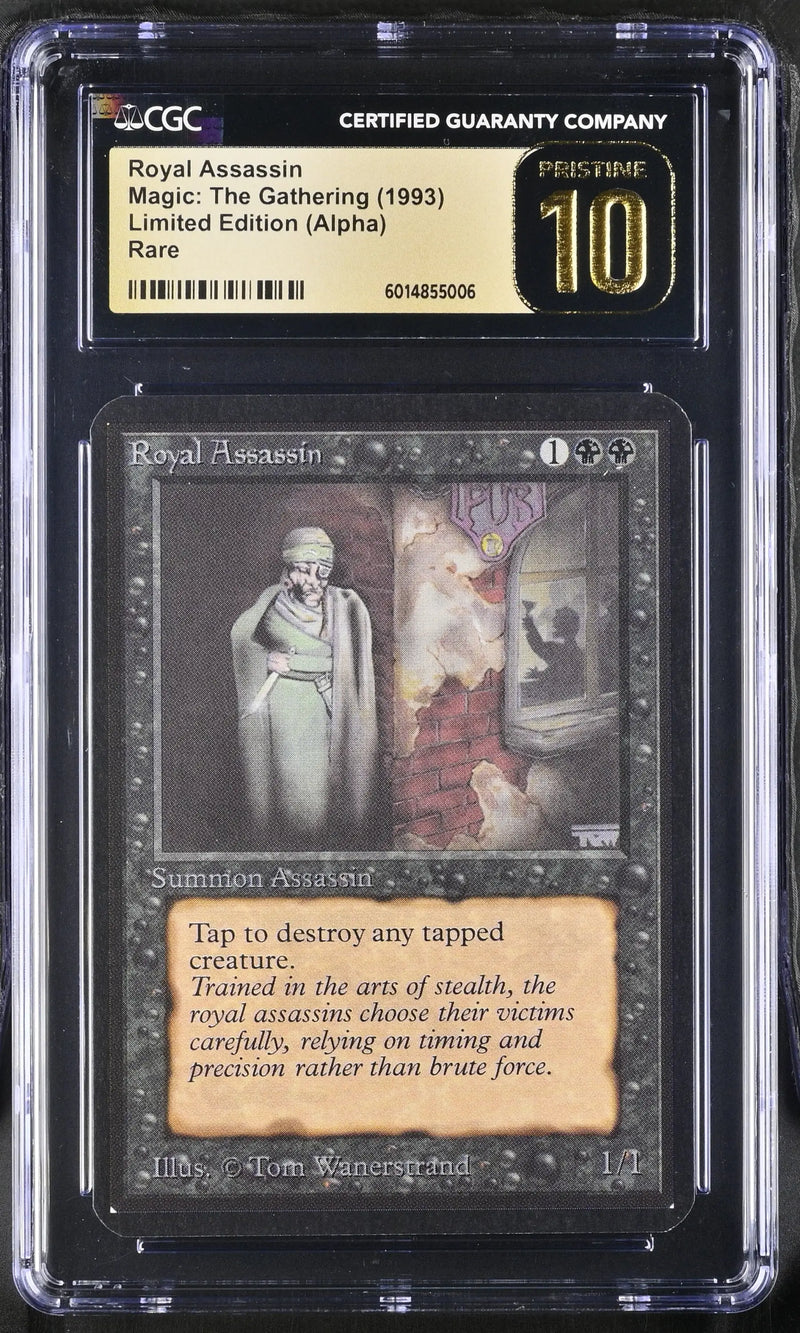 Magic: The Gathering MTG Royal Assassin [Alpha Edition] Graded CGC 10 Pristine - Magic Card Single