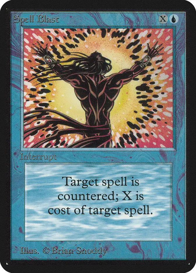 Magic: the Gathering MTG Spell Blast [Alpha Edition] Graded CGC 8 NM/Mint - Magic Card Single