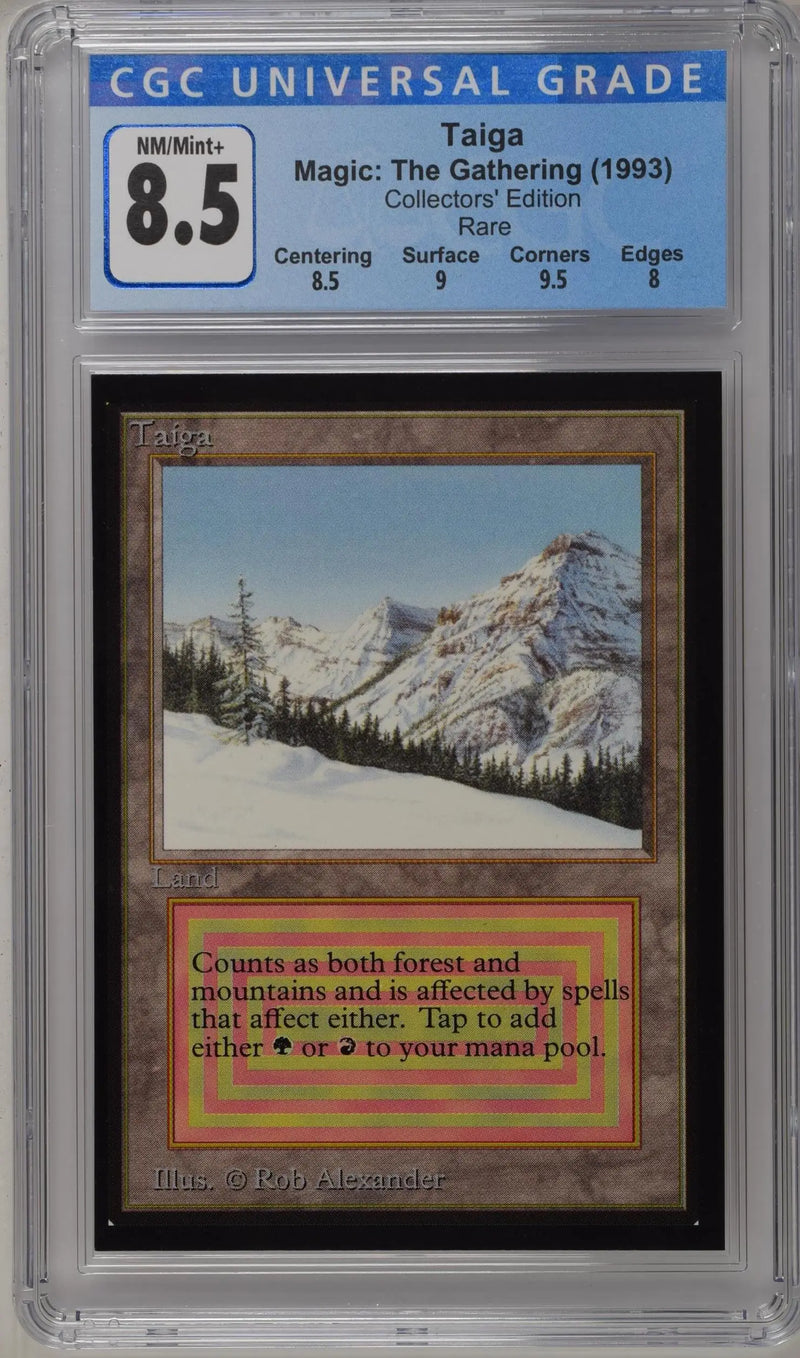 Magic: the Gathering MTG Taiga [Collectors’ Edition] Graded CGC 8.5 NM/Mint+ - Magic Card Single