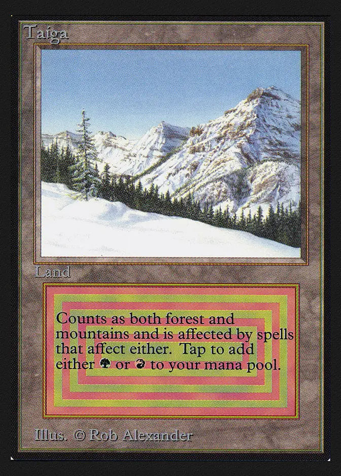 Magic: the Gathering MTG Taiga [Collectors’ Edition] Graded CGC 8.5 NM/Mint+ - Magic Card Single