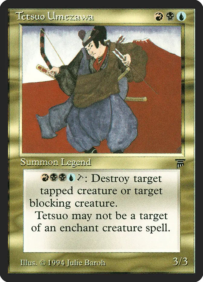 Magic: the Gathering MTG Tetsuo Umezawa [Legends] Graded CGC 8 NM/Mint - Magic Card Single