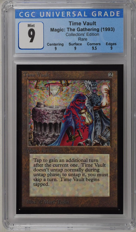 Magic: the Gathering MTG Time Vault [Collectors’ Edition] Graded CGC 9 Mint - Magic Card Single