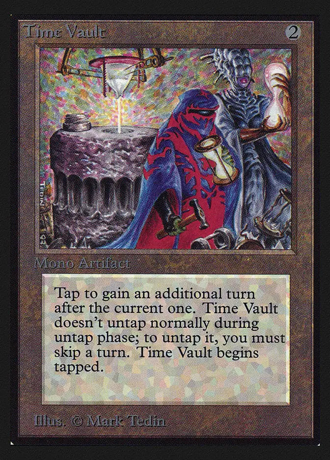 Magic: the Gathering MTG Time Vault [Collectors’ Edition] Graded CGC 9 Mint - Magic Card Single