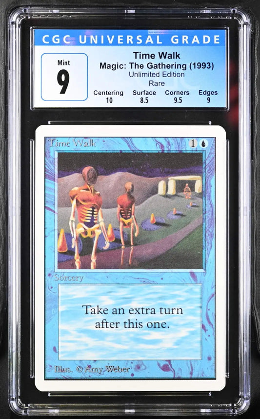 Magic: the Gathering MTG Time Walk [Unlimited Edition] Graded CGC 9 Mint - Magic Card Single