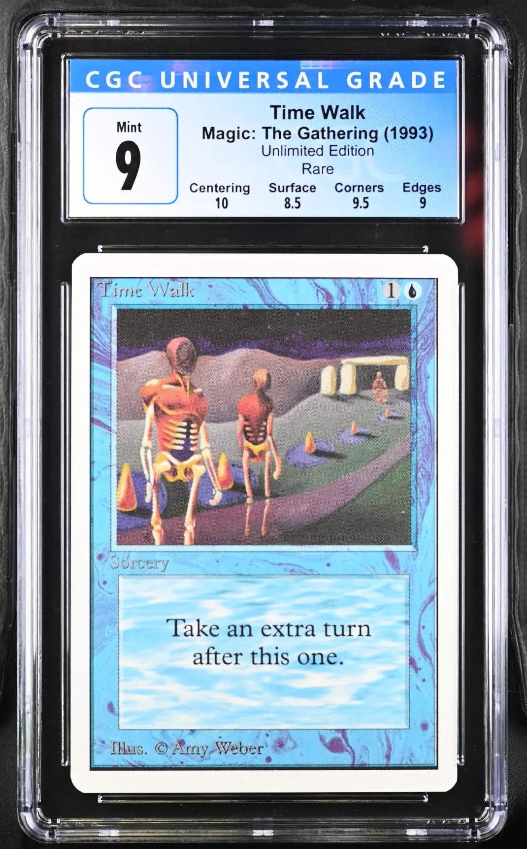 Magic: the Gathering MTG Time Walk [Unlimited Edition] Graded CGC 9 Mint - Magic Card Single
