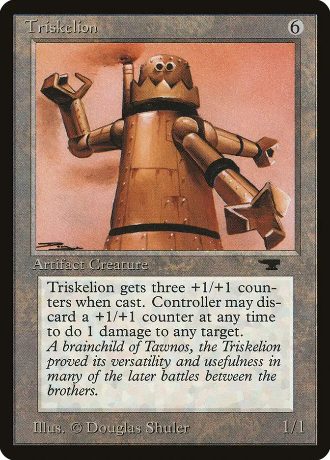 Magic: the Gathering MTG Triskelion [Antiquities] Graded CGC 8 NM/Mint - Magic Card Single