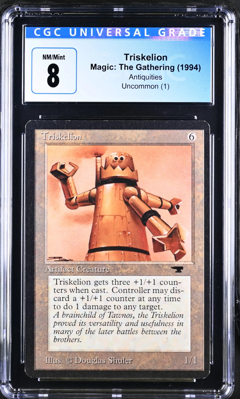 Magic: the Gathering MTG Triskelion [Antiquities] Graded CGC 8 NM/Mint - Magic Card Single