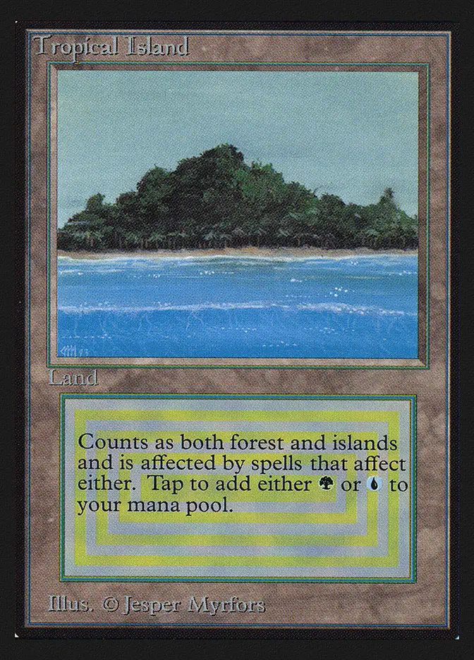 Magic: the Gathering MTG Tropical Island [Collectors’ Edition] Graded CGC 9 Mint - Magic Card Single
