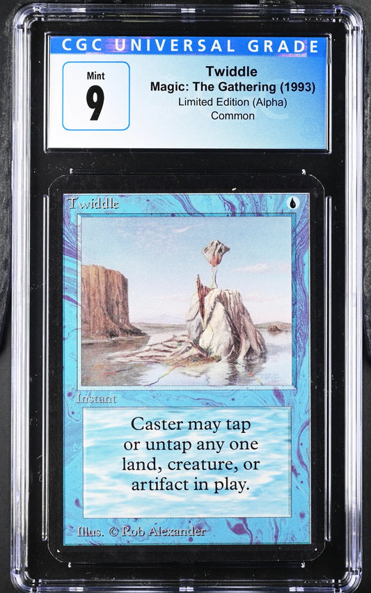 Magic: The Gathering MTG Twiddle [Alpha Edition] Graded CGC 9 Mint - Magic Card Single
